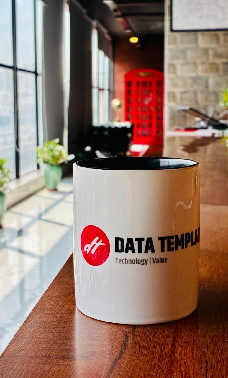 Team working with sticky notes